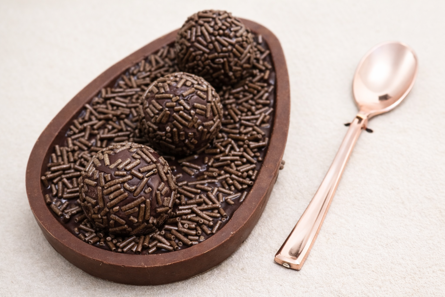 Ovo de colher artesanal com recheio cremoso